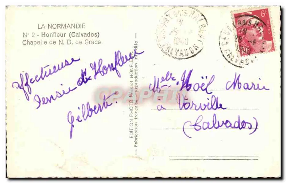 Capela de Nossa Senhora da Graça em Honfleur — Honfleur (Calvados) — Édition Photo Mineral - Verso
