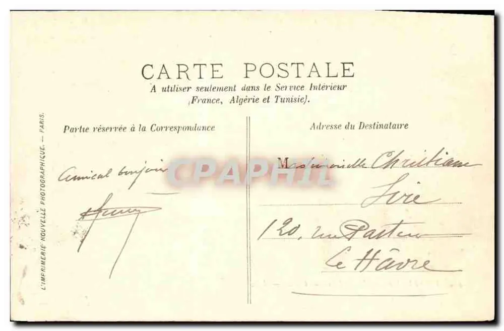 Honfleur — Notre-Dame de Grâce — LL. - Verso
