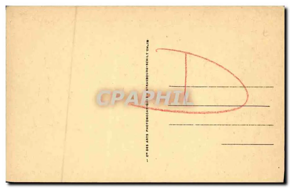 Igreja Nossa Senhora da Graça — Honfleur — Bilhete postal moderno - Verso