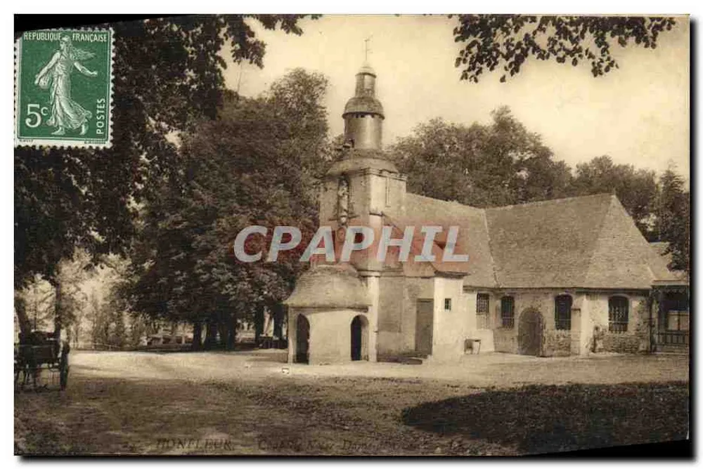 Honfleur — Capela Nossa Senhora — Carte Postale de Luxe - Frente