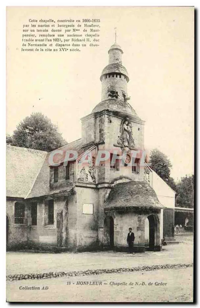 HONFLEUR — Capela de N.-D. de Graça — Coleção AD - Frente