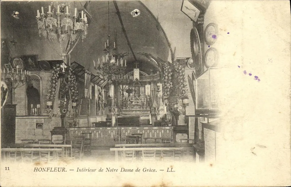 Honfleur — Interior da Igreja de Nossa Senhora da Graça — LL. n°11 - Frente