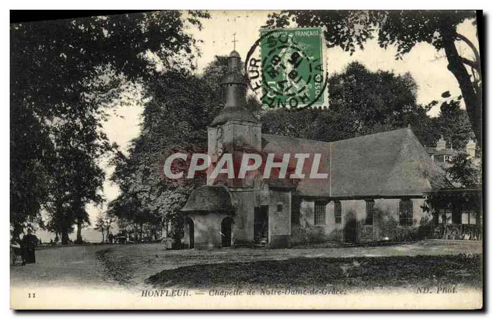 Honfleur — Capela de Nossa Senhora da Graça — ND. Fot. - Frente