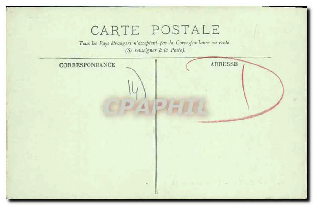 Honfleur — Le Poudreux — LL. - Verso