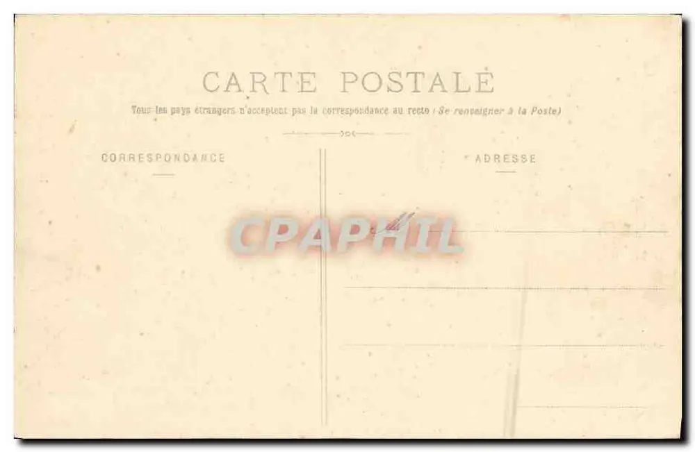 Honfleur — Ansicht von Unruhe — Sammlung A. H. Lisle Adan - Rückseite