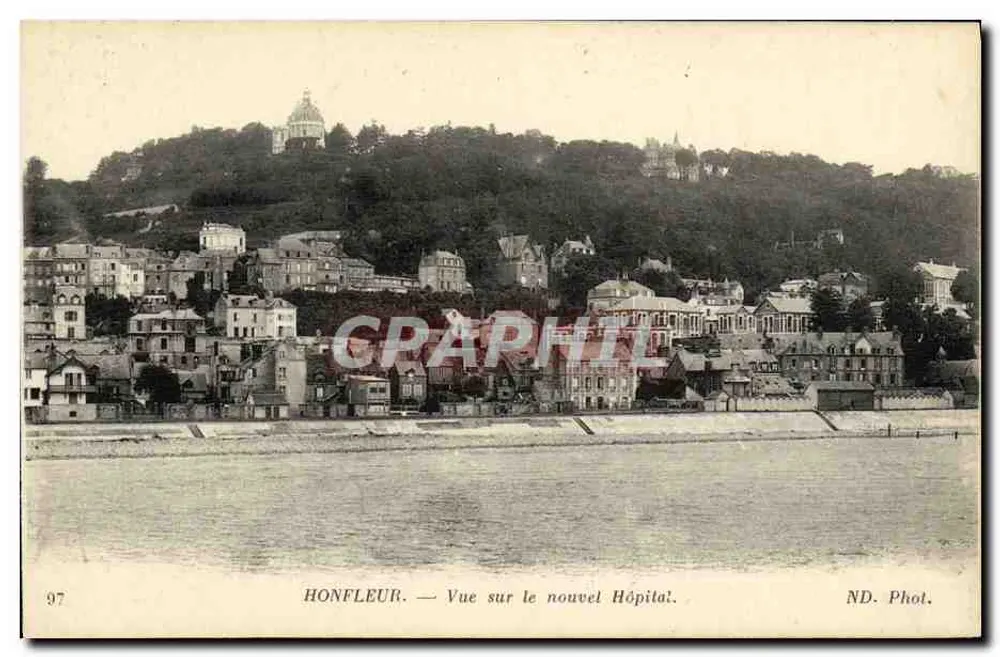 Honfleur — Ansicht des neuen Krankenhauses — ND. Foto. - Vorderseite