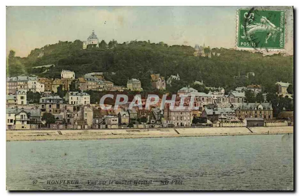 Honfleur — Blick auf die Krankenhausmühle — NO Fot. - Vorderseite
