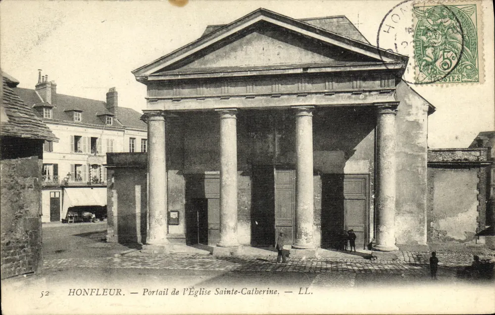 Honfleur — Portal der Kirche Sainte-Catherine — LL. — n°52 - Vorderseite