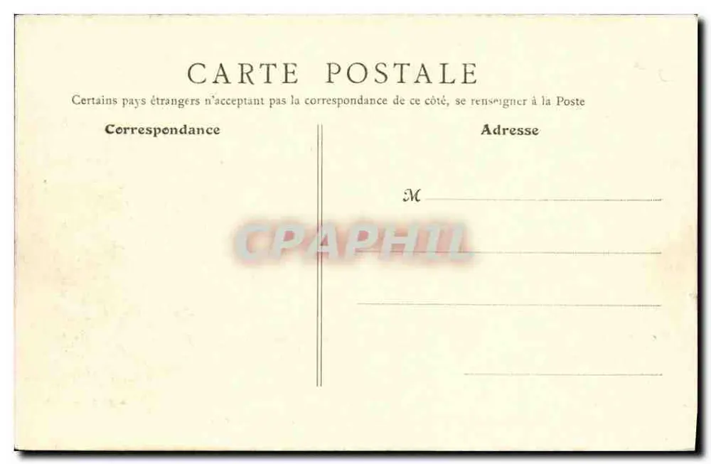 Honfleur — Ansicht der Kirche Sainte-Catherine, ihr getrennter Turm — B. F., Paris - Rückseite