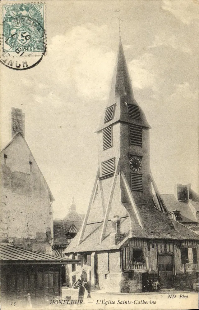 Honfleur — A Igreja de Santa Catarina — ND Phot - Frente
