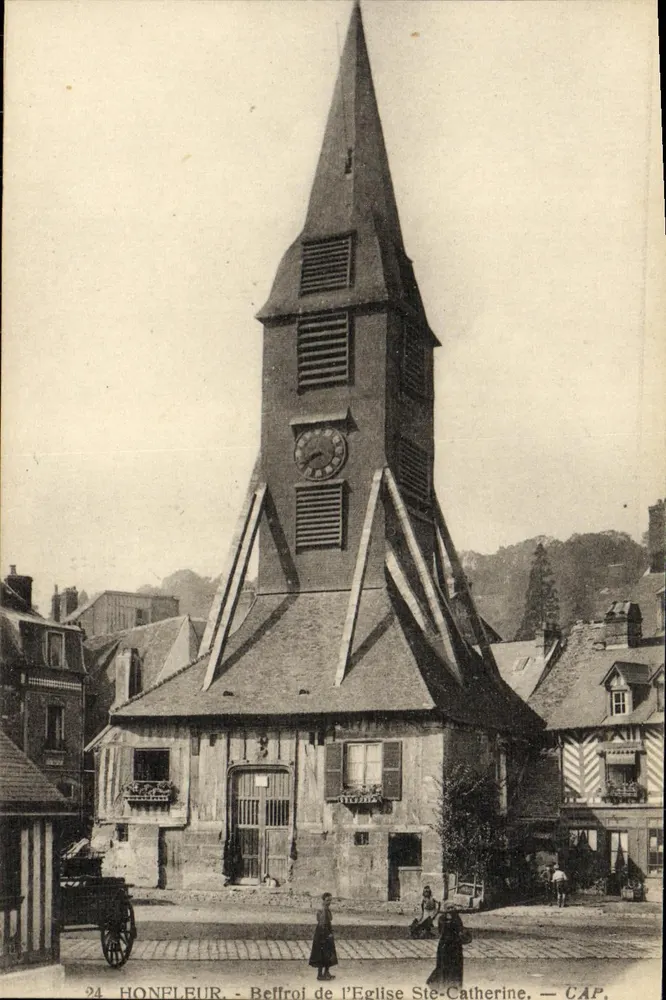 Honfleur — Sino da Igreja de Santa Catarina — CAP - Frente