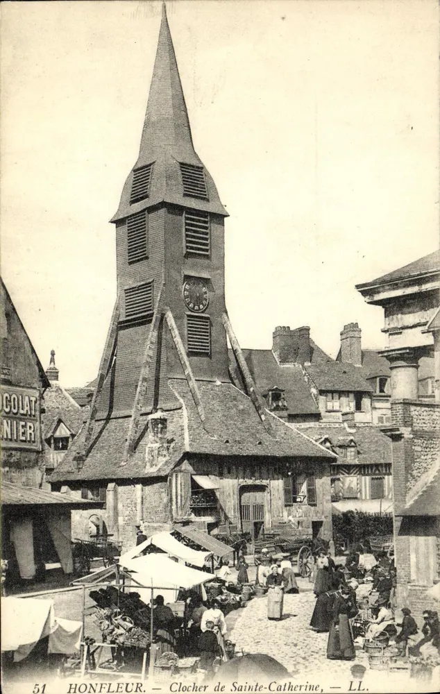 Honfleur — Klokkenstoel van Sint-Katharina — LL. — N° 51 - Voorkant