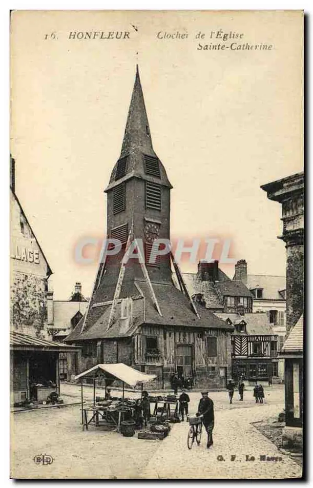 Honfleur — Torre da Igreja de Santa Catarina — G. F. La Hauve - Frente