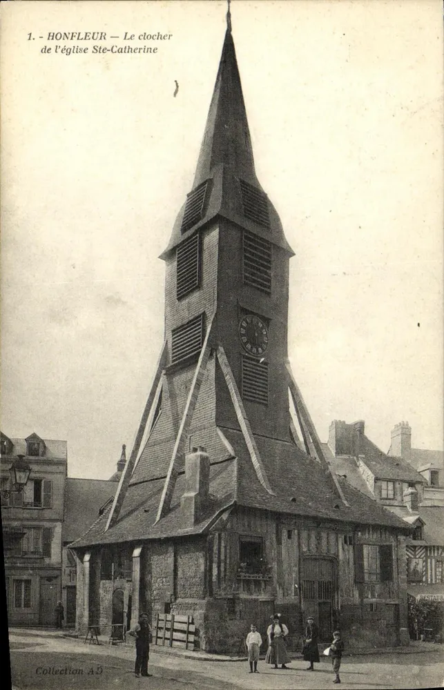 Honfleur — Turm der Kirche Sainte-Catherine — Sammlung A.D. - Vorderseite
