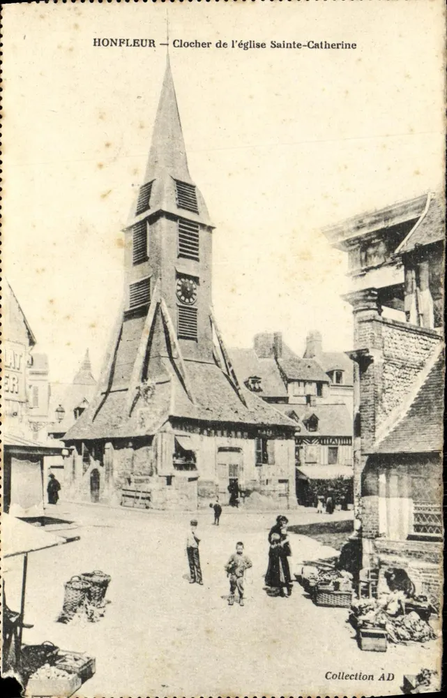 Honfleur — Turm der Kirche Sainte-Catherine — Collection AD - Vorderseite
