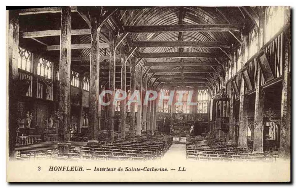 Honfleur — Interior de Santa Catarina — LL - Frente