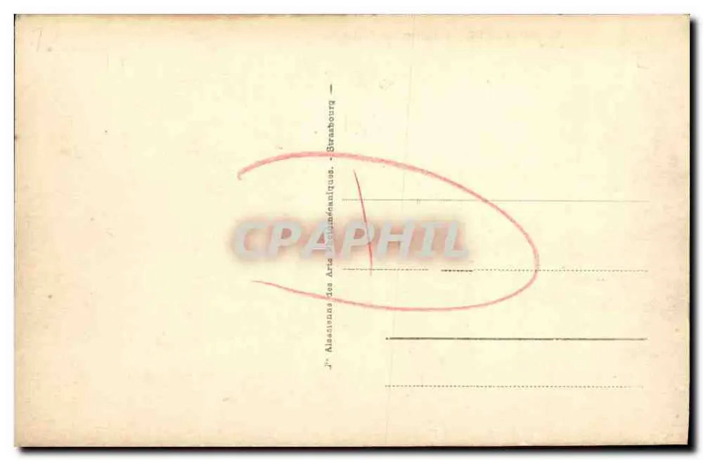 Honfleur - A Igreja de Santa Catarina — editor J. Alasseune des Arts Décoratifs, Strasbourg, n°35 - Verso