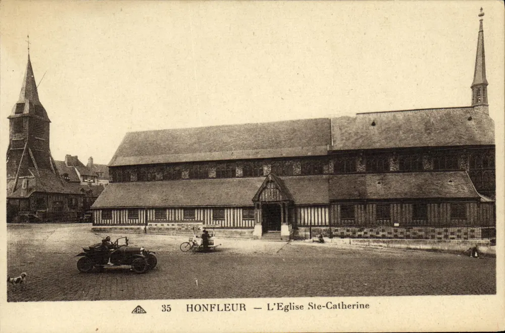 Honfleur — A Igreja de Santa Catarina — editor ARB, n°35 - Frente