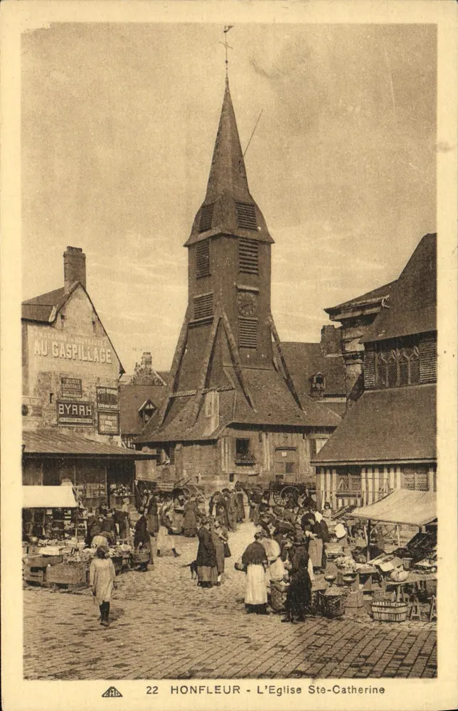 Honfleur — A Igreja de Santa Catarina — editor ARA, n°22 - Frente
