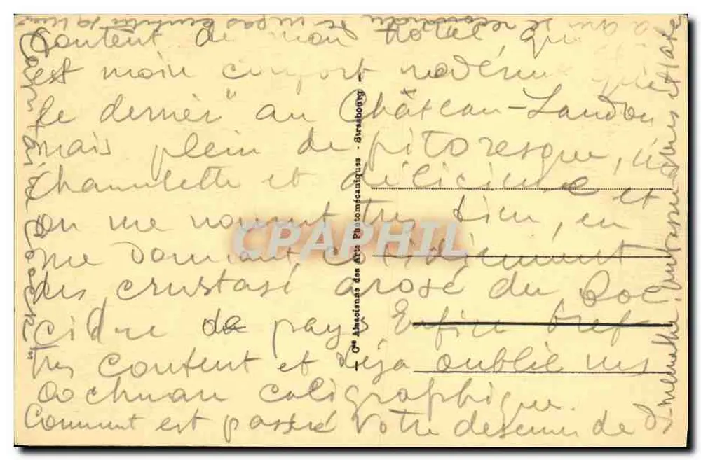 Honfleur — A Igreja de Santa Catarina — editor ARA, n°22 - Verso