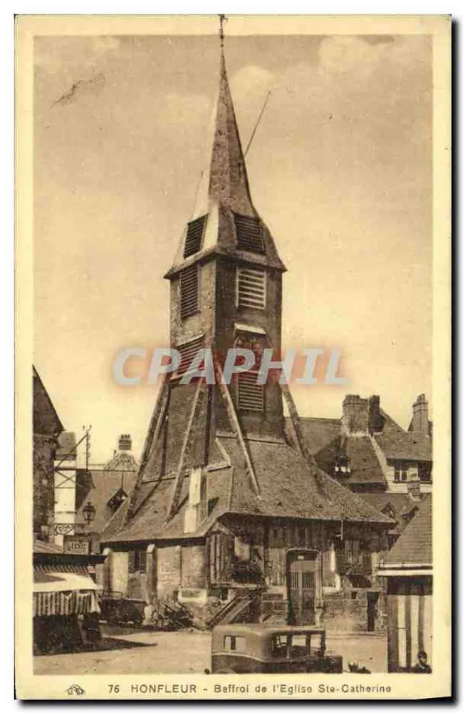 Honfleur — Glockenturm der Kirche Sainte-Catherine — 76 - Vorderseite