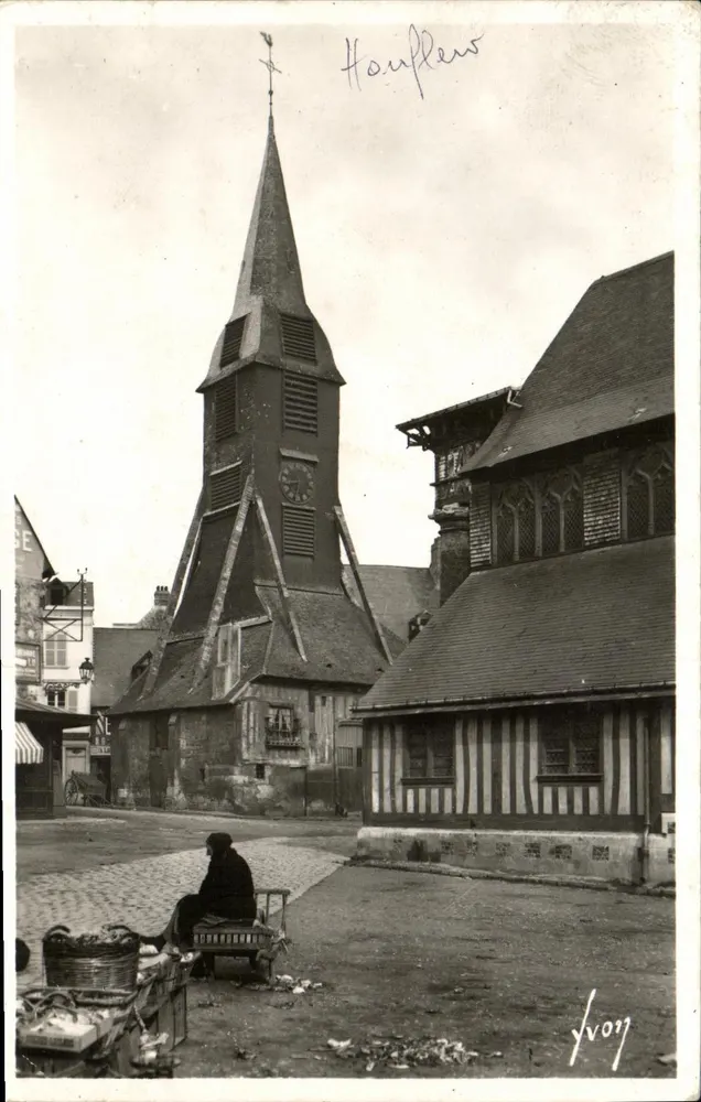 Honfleur — Klokkenstoel van de kerk van Sint-Katharina — Les Éditions d'Art Yvon - Voorkant