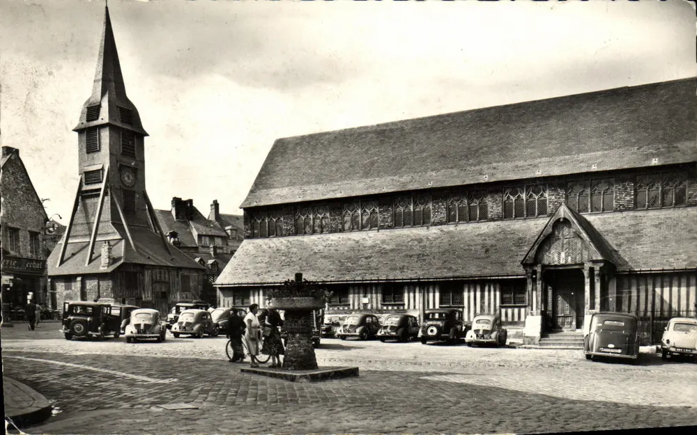 Honfleur (Calvados) — Turm der Kirche Sainte-Catherine — Antike Ansichtskarte - Vorderseite