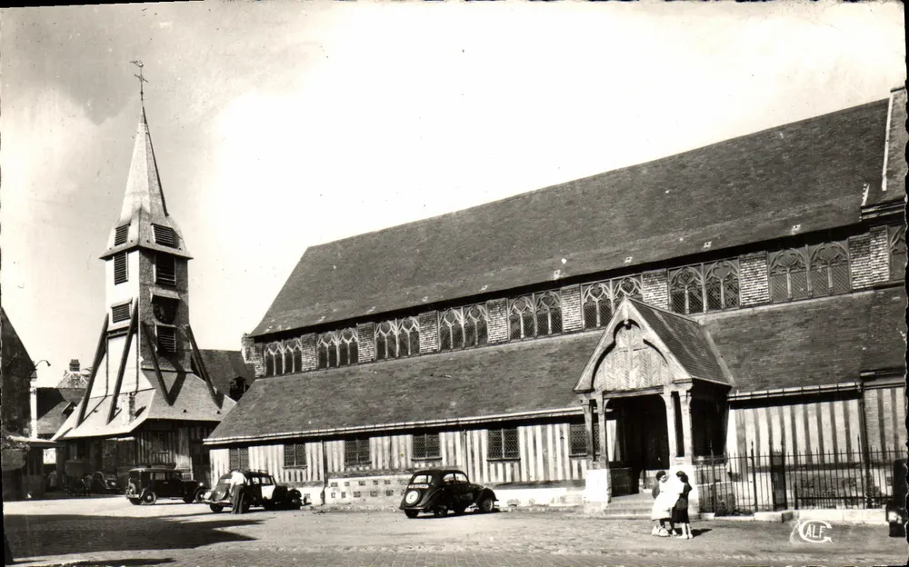Honfleur (Calvados) — Die Kirche Sainte-Catherine und ihr Turm — Edition GALF, Paris - Vorderseite