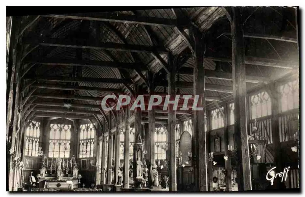 Interior da Igreja de Santa Catarina — Honfleur (Calvados) — Editor Greff - Frente