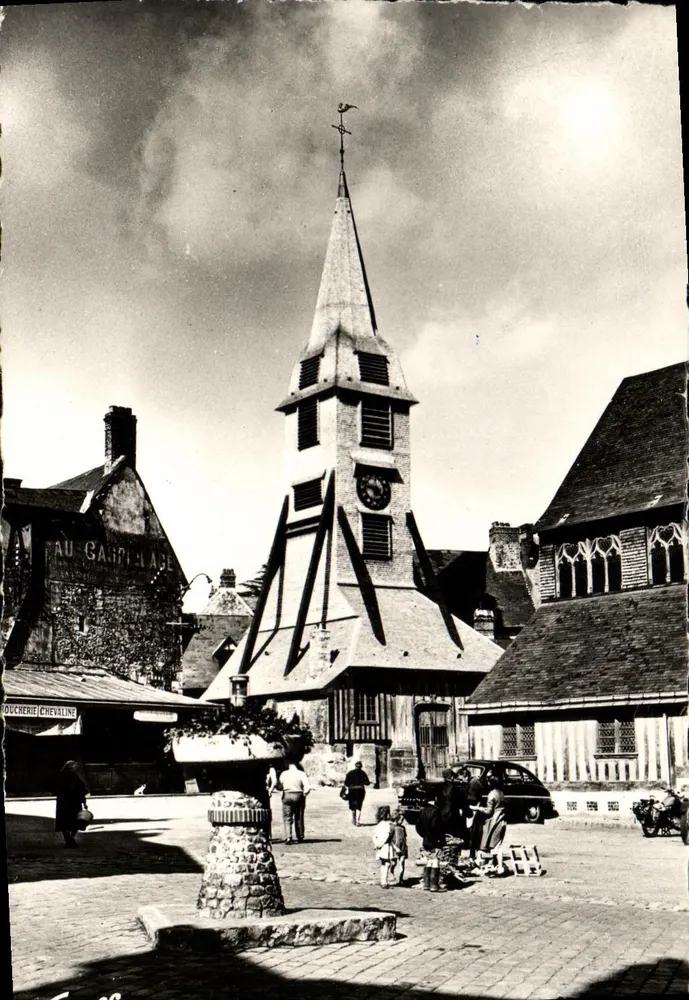 Igreja de Santa Catarina — HONFLEUR (Calvados) — Editor CLEVEAU - Frente