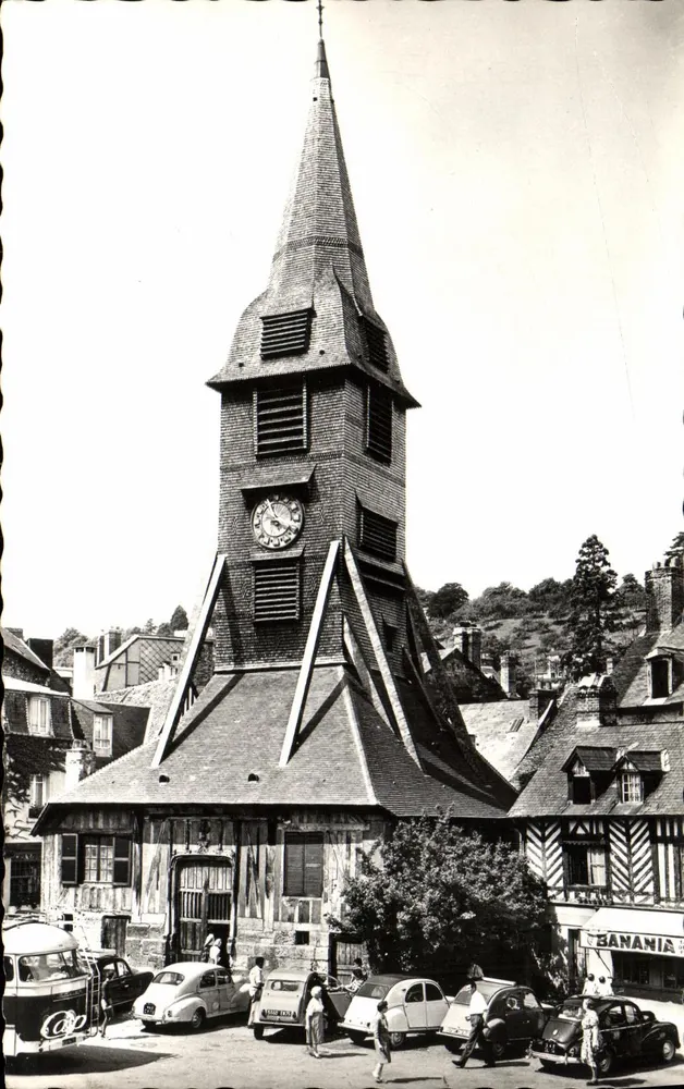 Honfleur — El Campanario de la Iglesia de Santa Catalina — REAL-PHOTO, Paris - Anverso