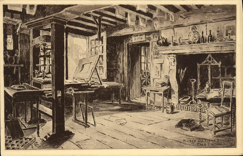 Museu do Velho Honfleur — Chez l'Artisan — Editor: Museu do Velho Honfleur - Frente