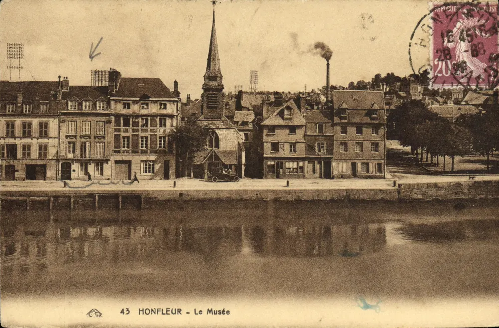 Honfleur — O Museu — editor Réplicio, n° 43 - Frente