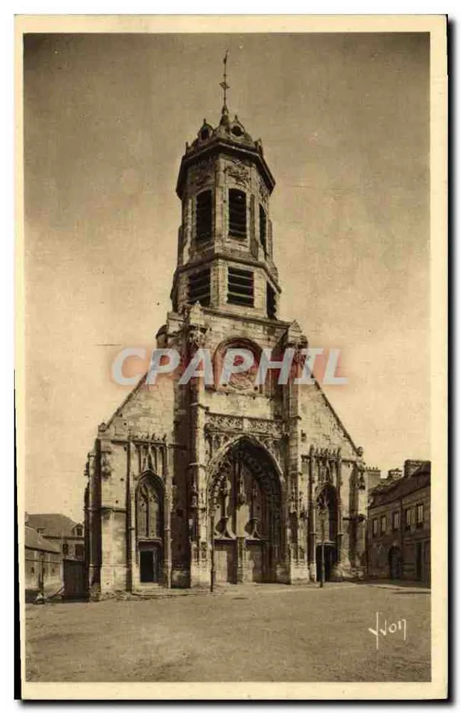 Honfleur — Igreja de São Leão (Portal do século XVI) — Éditions d'Art YVON, Paris - Frente