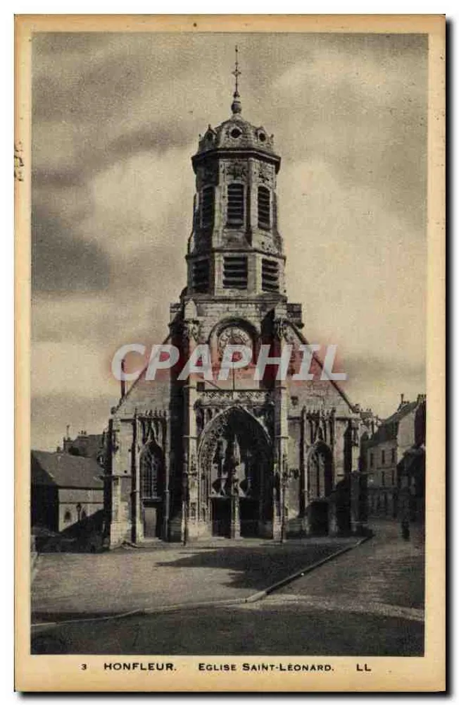 Honfleur — Igreja de São Leão — Edição LL - Frente