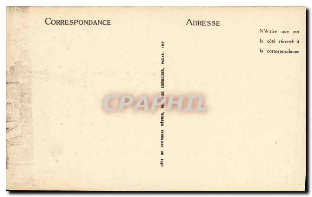 Honfleur — A Igreja de São Leão — ND - Verso