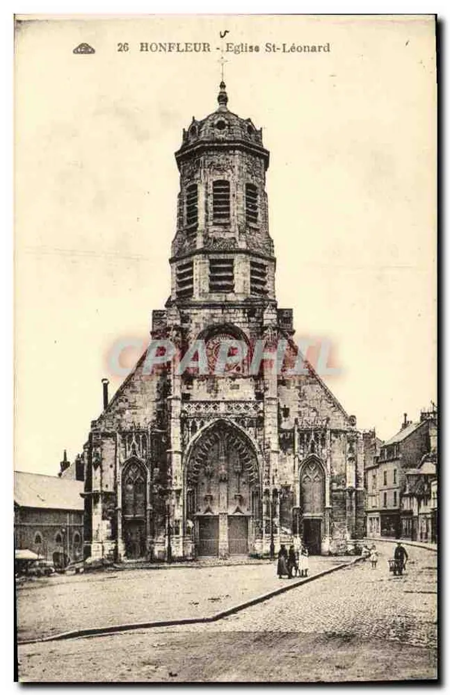 Honfleur — Kerk van Sint Léonard — Uitgever: 3e Alsace - Voorkant
