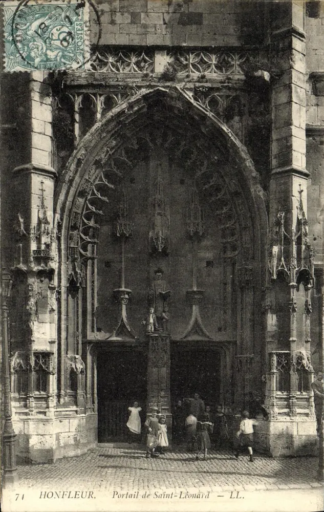 Portal von Saint-Léonard — Honfleur — LL. n°71 - Vorderseite