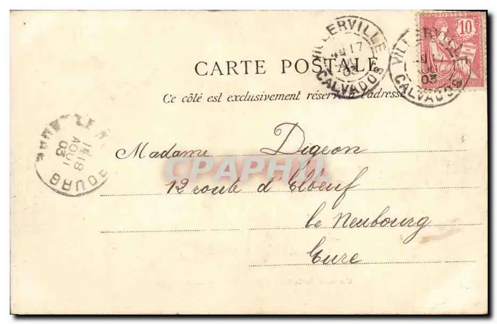 Ein Stück vom Hof der Farm Saint-Siméon — Honfleur — anonymer Verlag - Rückseite