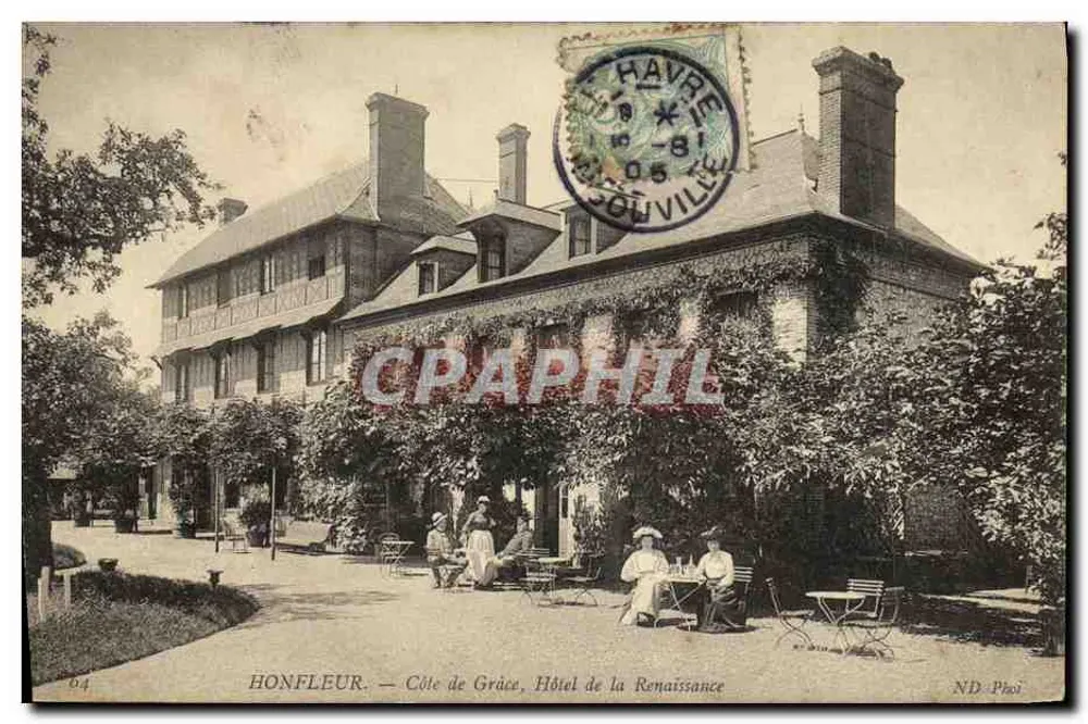 Honfleur — Côte de Grâce, Hotel de la Renaissance — ND Phoï - Recto