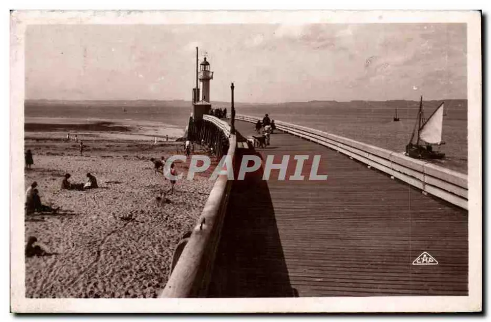 Honfleur — O Farol e a Ponta — editor C.A.P. Strasbourg, n°72 - Frente