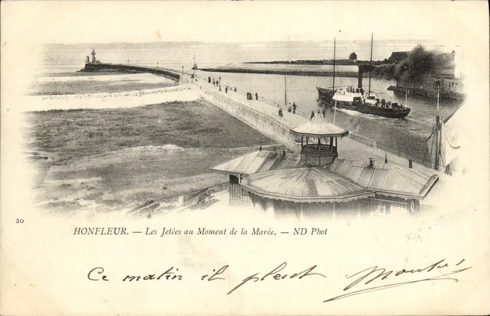 Honfleur — Die Piers zum Zeitpunkt der Flut — ND Pbot - Vorderseite