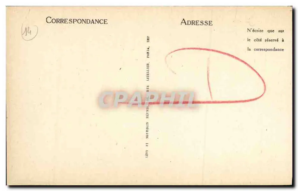 Honfleur — A Lieutenante — LL - Verso
