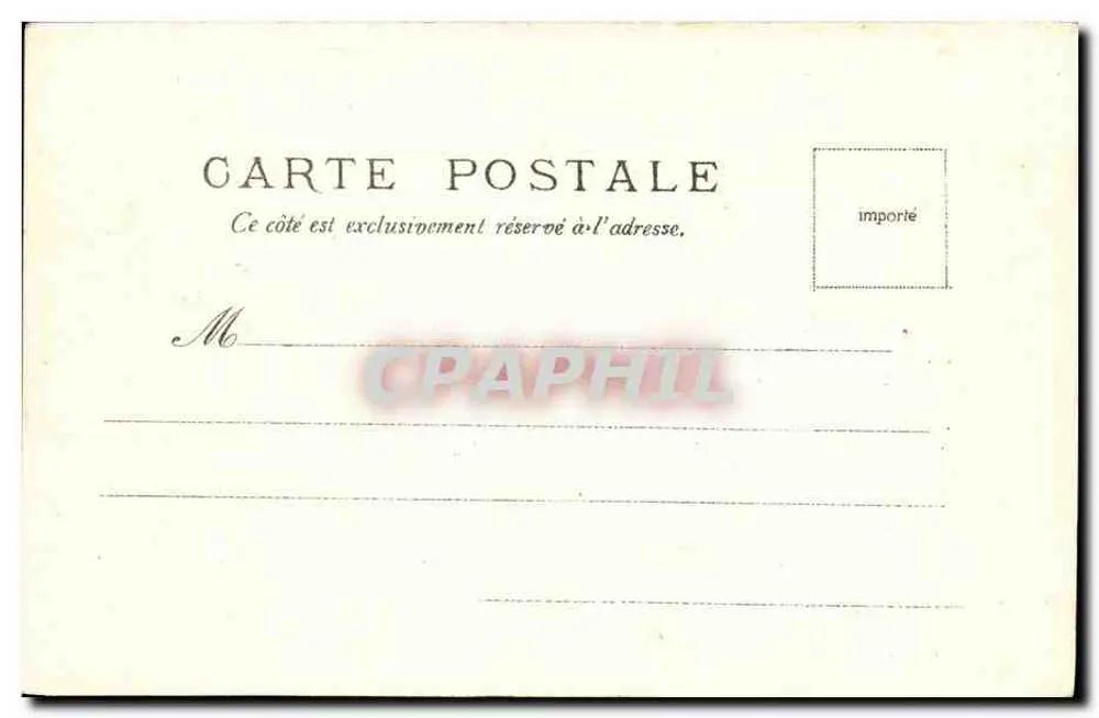 Honfleur — Die Lieutenante und das Rathaus — V.P. No. - Rückseite