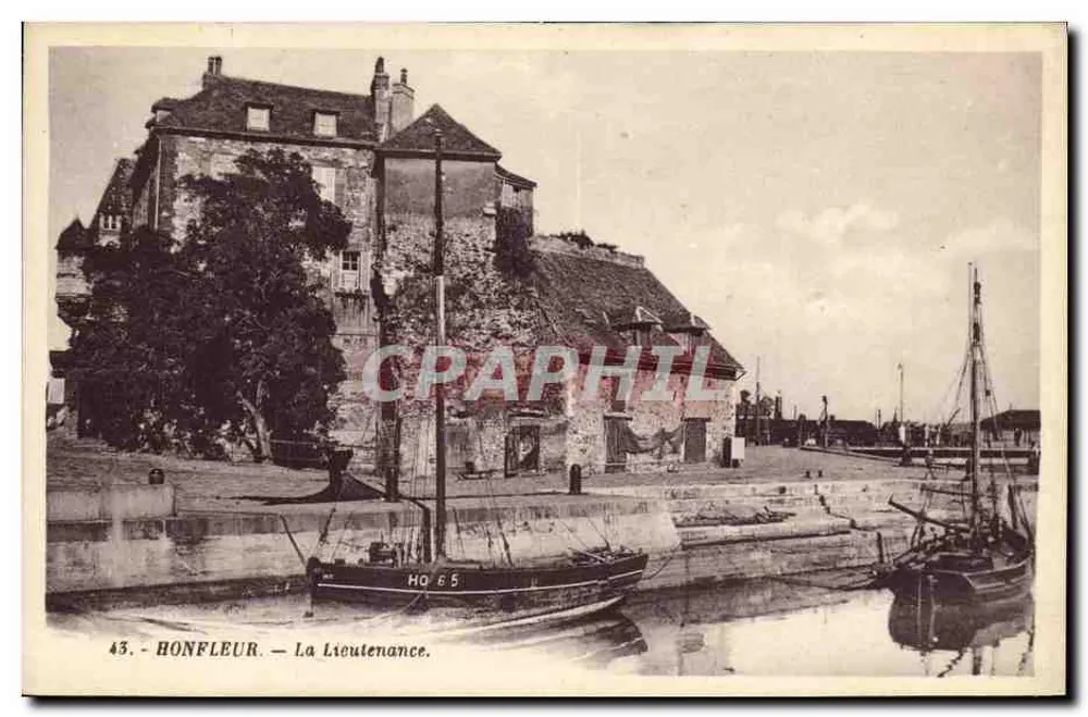 Honfleur — La Lieutenante — Verlag G. Ariaud, Nr. 45 - Vorderseite