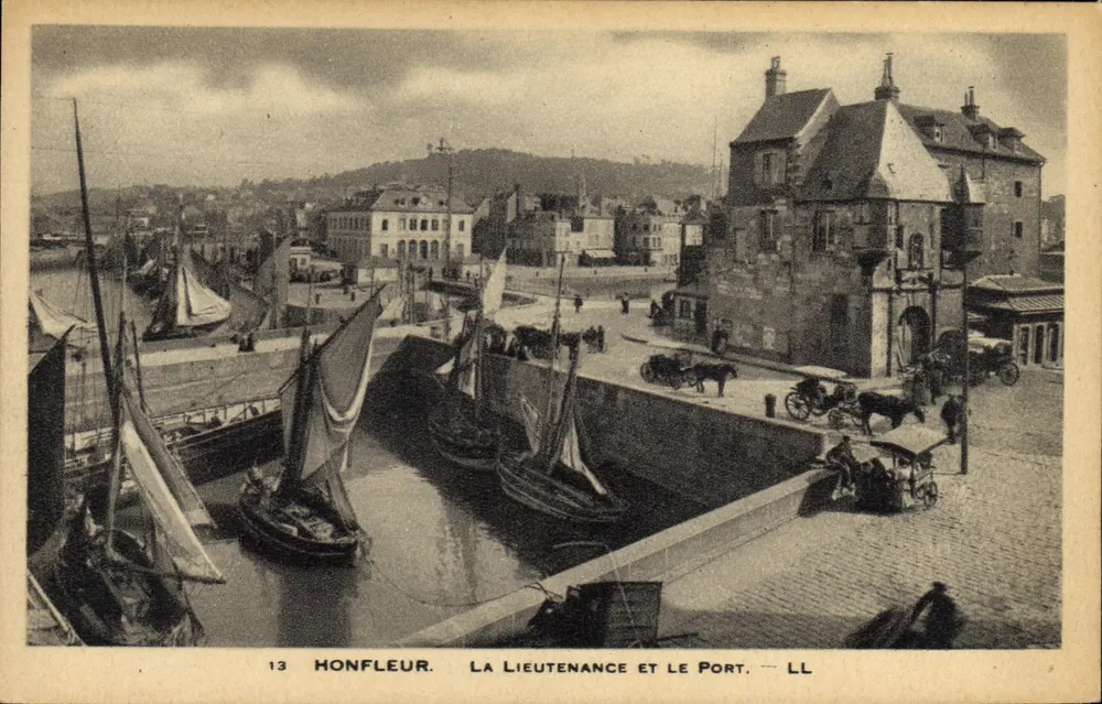 Honfleur — Die Lieutenant und Der Hafen — LL - Vorderseite