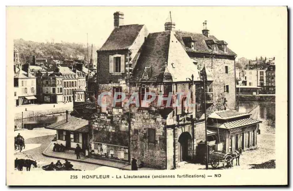 Honfleur — Ansicht der Lieutenant-Festung (alte Befestigungen) — ND - Vorderseite