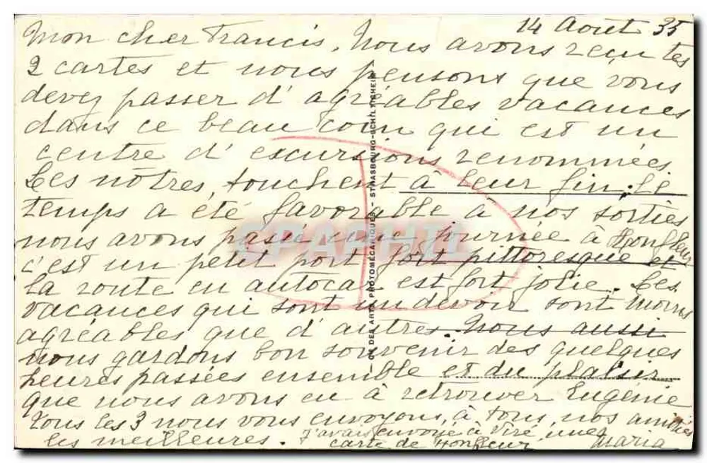 Honfleur — Ansicht der Lieutenant-Festung (alte Befestigungen) — ND - Rückseite