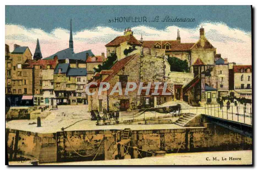 Honfleur — A Rieutenance — C. M., Le Havre - Frente