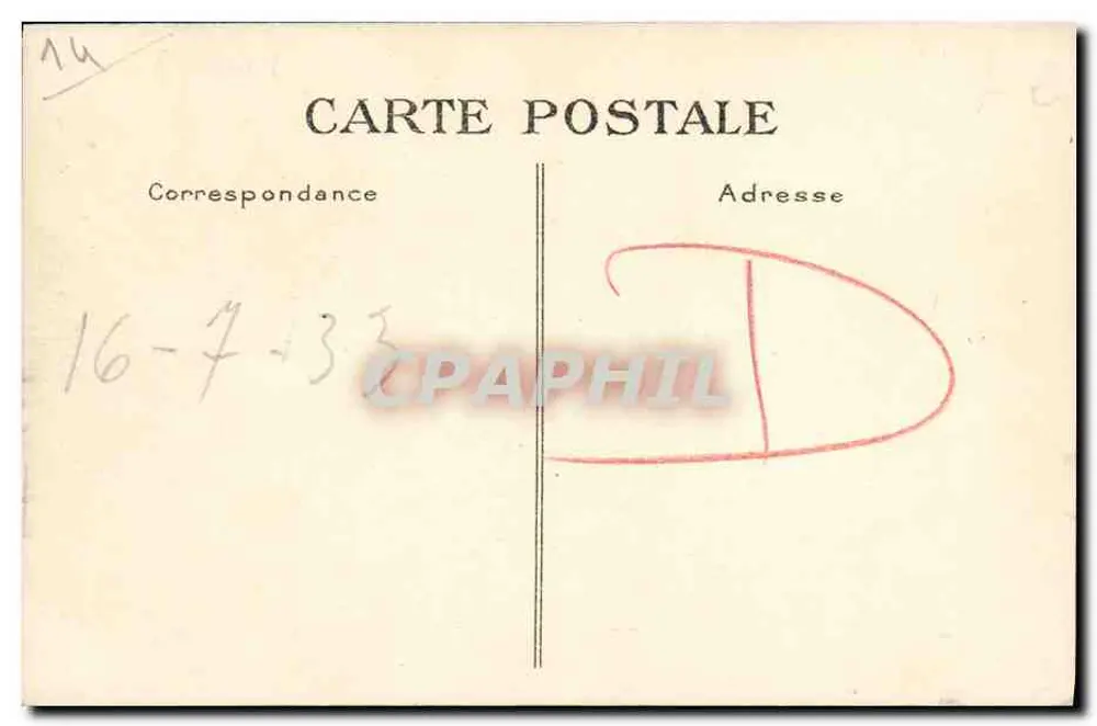 Honfleur — A Rieutenance — C. M., Le Havre - Verso